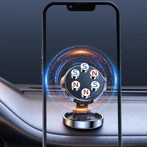 Magnetic Phone Holder – Strong Suction Car Mount